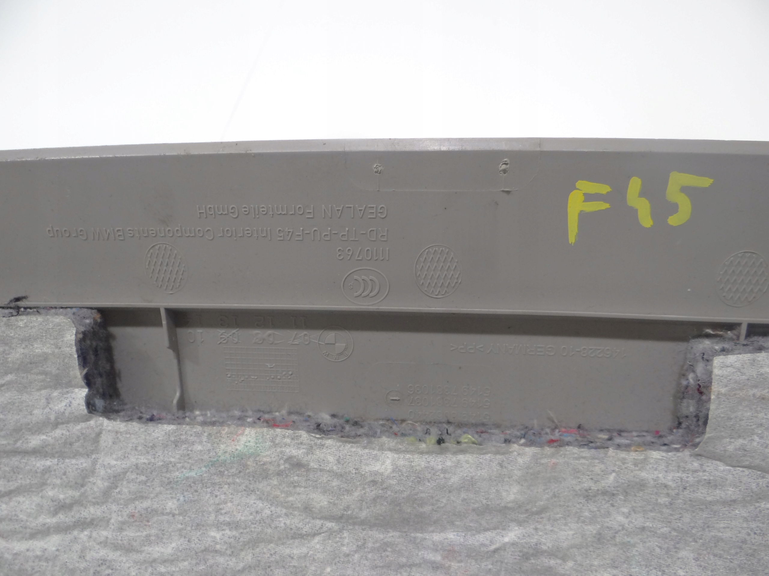 upholstery covers boot BMW F45 grey 7381037