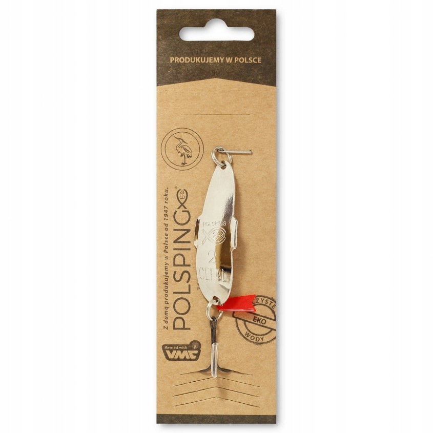 Błystka wahadłowa Polsping Cefal Nikiel rozm.#3 20g 6,3cm 1szt. na sandacza