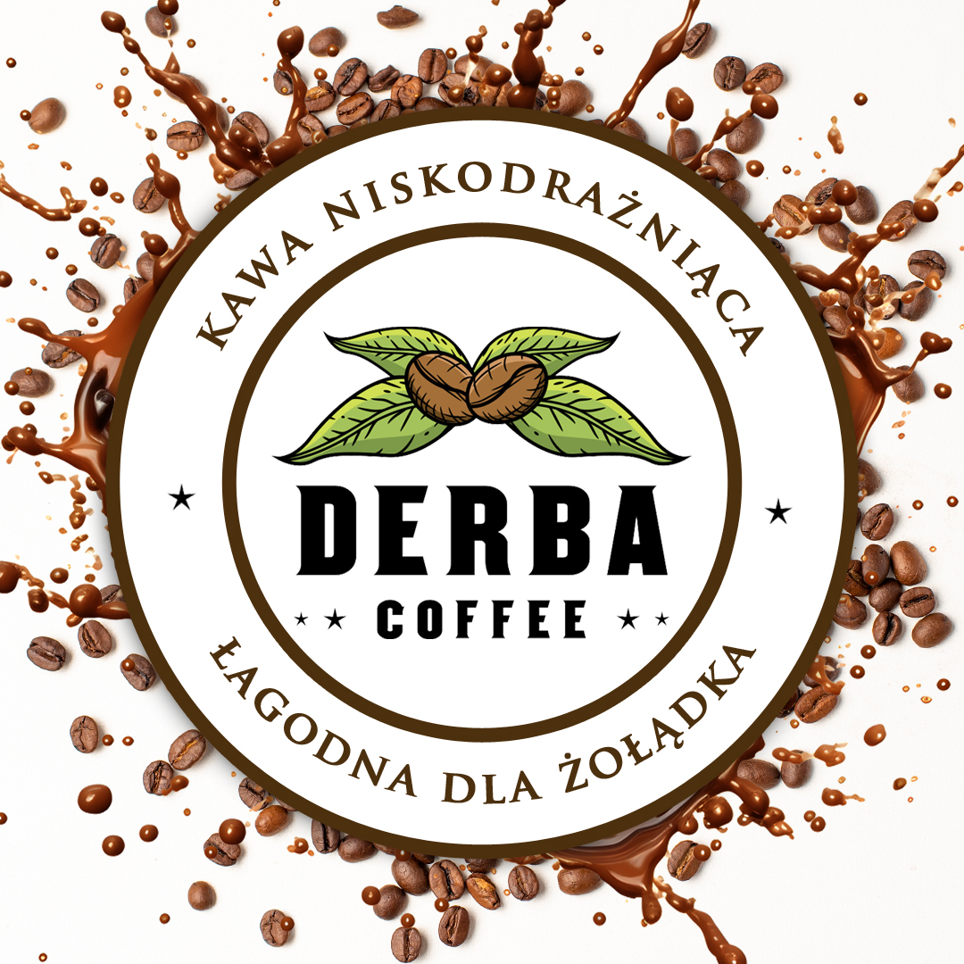 Kawa KOLUMBIA niskodrażniąca 1kg ziarnista 100% Arabika Specialty Medellin Marka Derba Coffee
