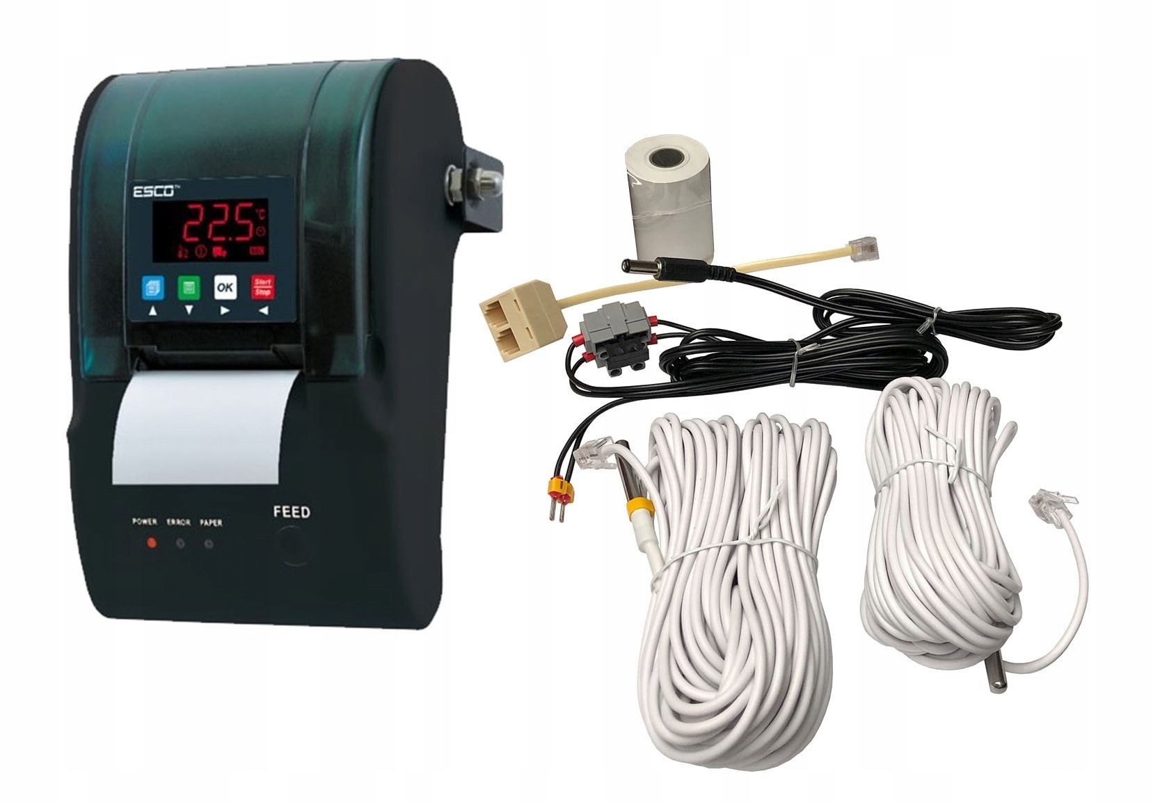 Termograf rejestrator temperatury DR201 z drukarka