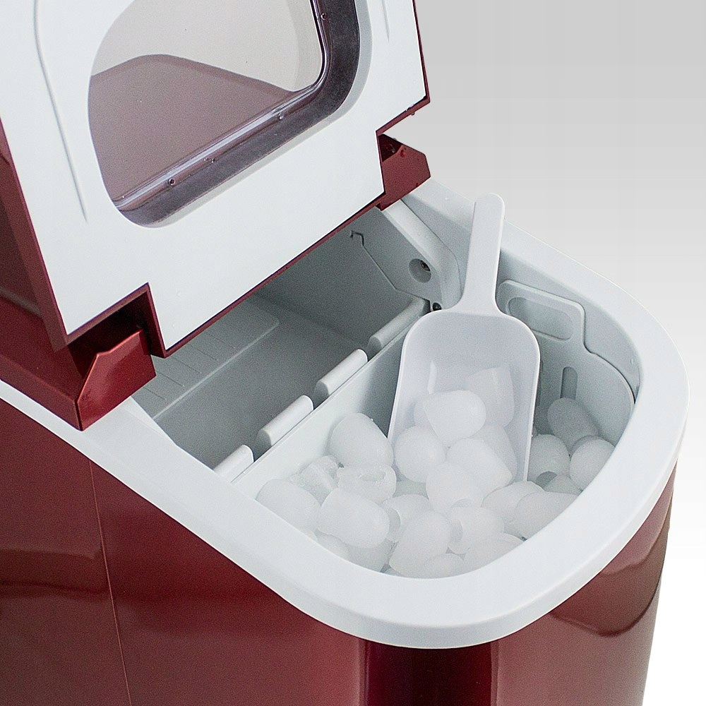 MASZYNA DO LODU KOSTKARKA BITUXX CZERWONA Model Bituxx