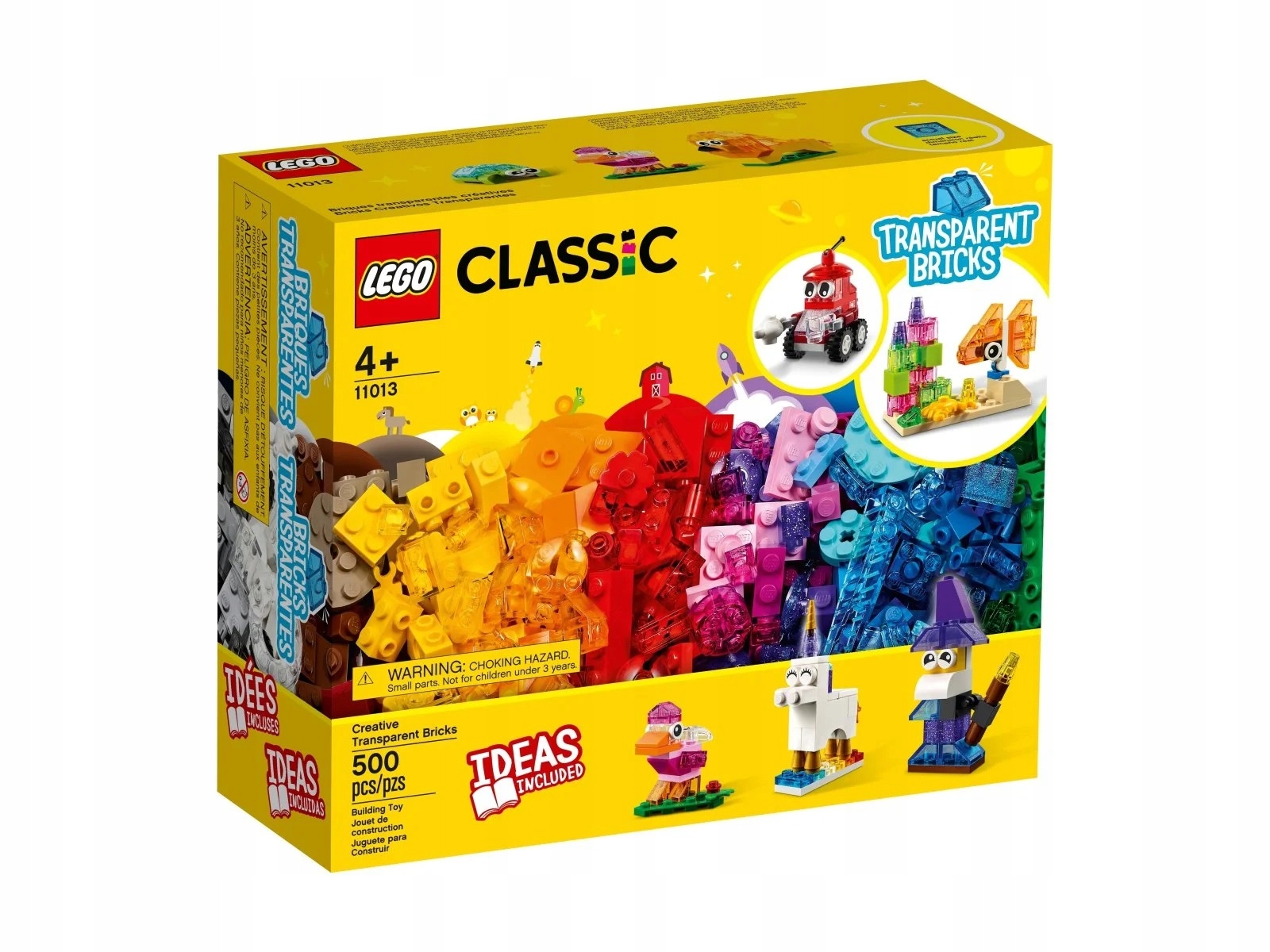 Lego 11013 Classic Kreativní průhledné stavebnice