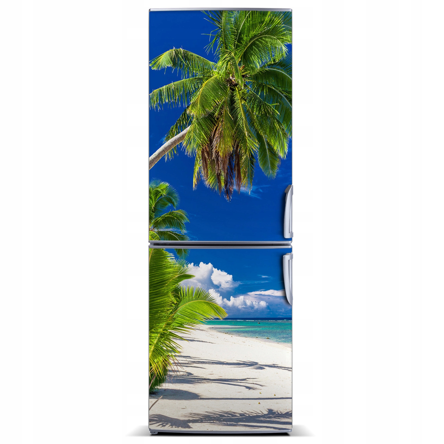 

Magnes Tapeta na lodówkę Tropikalna plaża 60x180