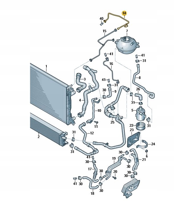 80A121081DM - Вентиляционный шланг бака AUDI Q5 2.0