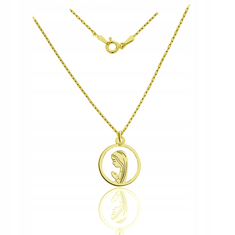 MEDALIK MATKA BOSKA KOMUNIA CHRZEST ŁAŃCUSZEK 925