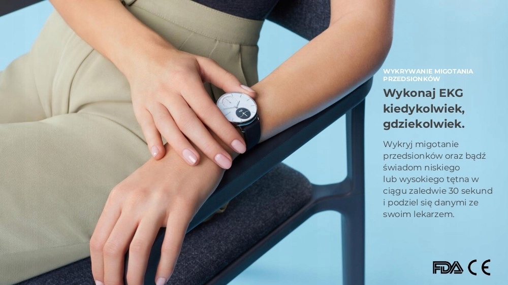 Withings ScanWatch czarny 42mm smartwatch EKG sen Marka Withings