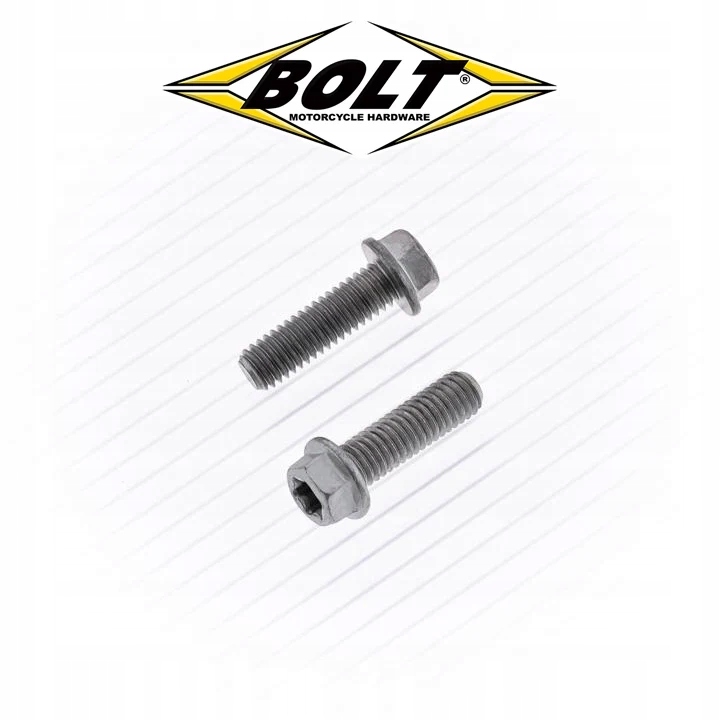 Bolt Usa 10x Śruby kołnierzowe Torx Euro Style 10MM 8X40MM mototcykl