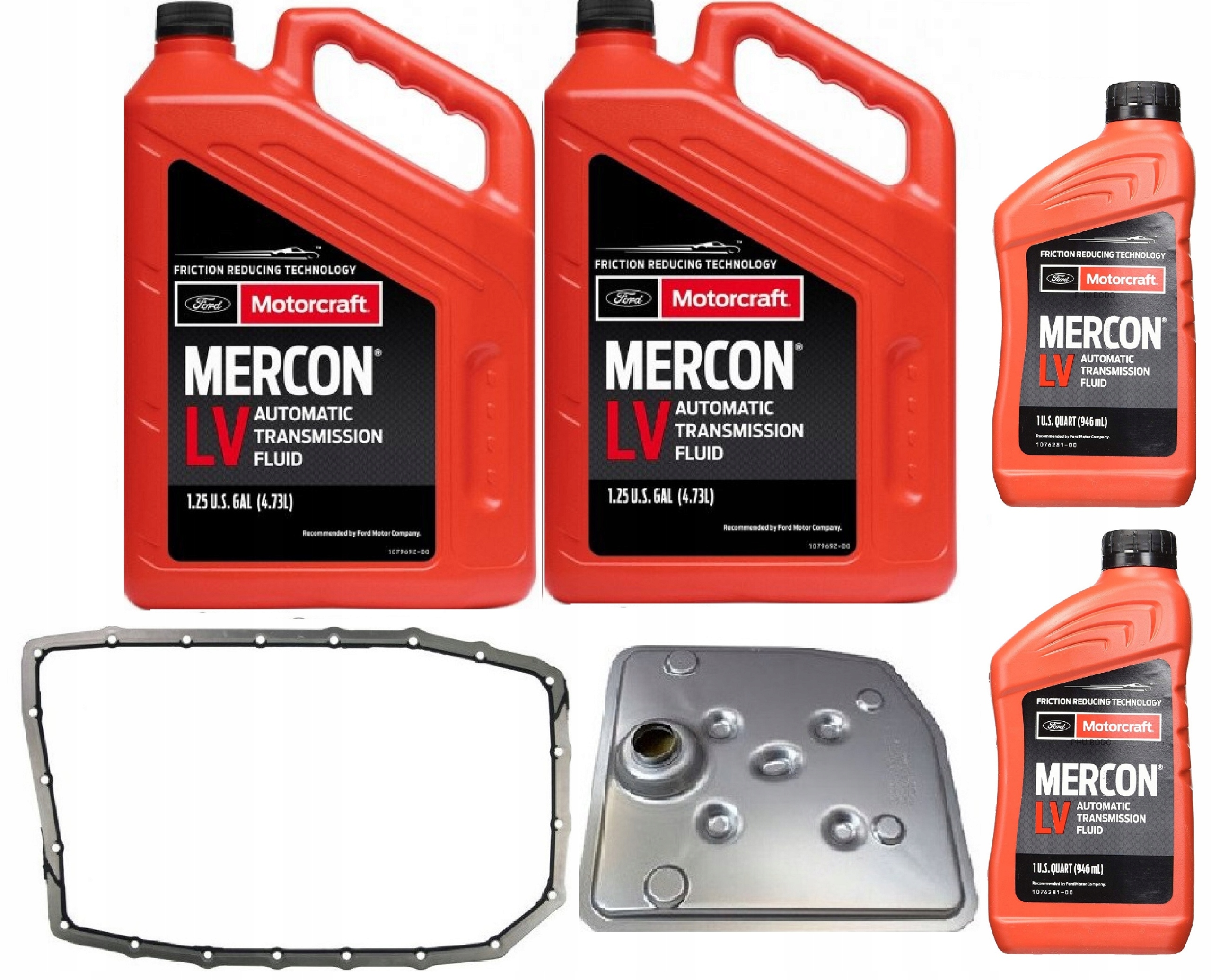 MOTORCRAFT MERCON LV 12L+FILTR+USZCZELKA SKRZYNI