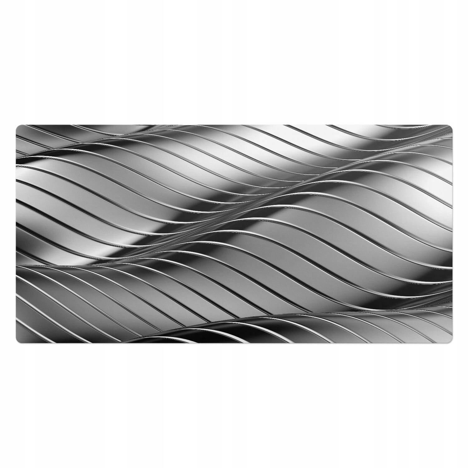 Podložka na psací stůl s krásným potiskem Trojrozměrné vlnité tvary 100 x 50 cm