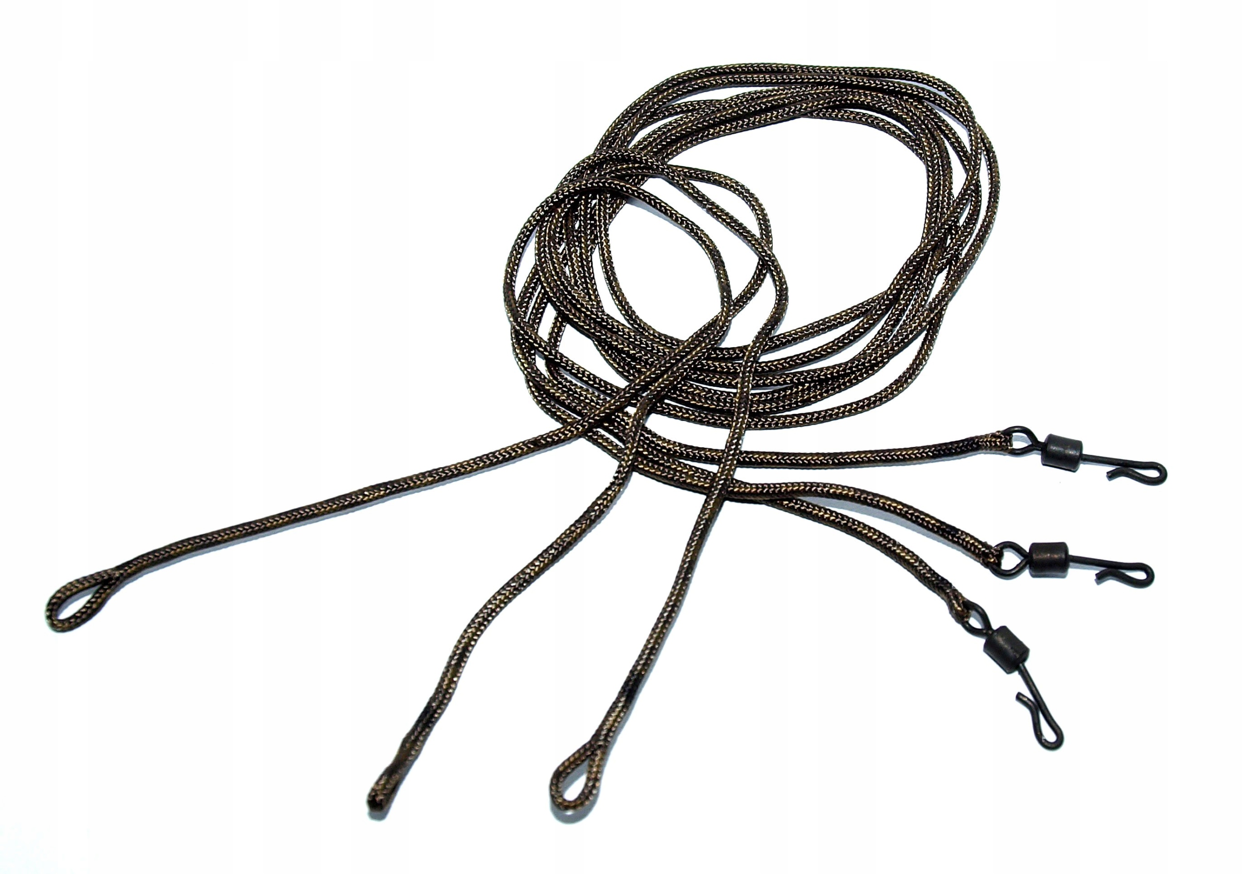 Przypon lead core do zestaw karpiowy, 3 x 50cm, krętlik szybkozłączka