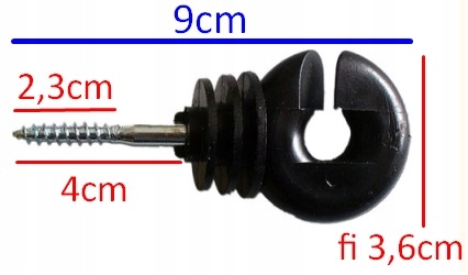 IZOLATOR IZOLATORY DO DRUTU pastucha z wkrętem do drewna pastuch 25 szt Przeznaczenie do drewna