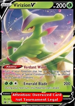 Karty Pokemon Jumbo (swsh 295) Virizion V