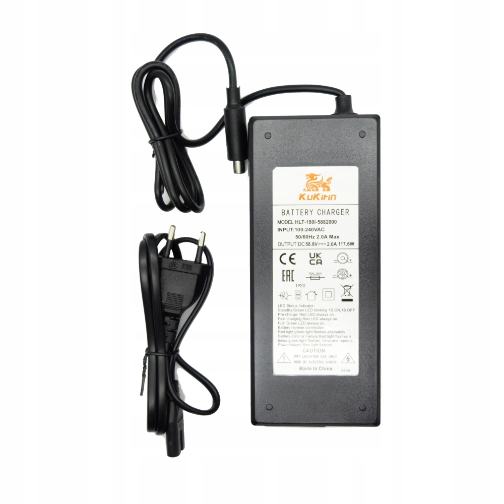 Originální nabíječka 58.8V 2A pro koloběžku KuKirin G3 Pro