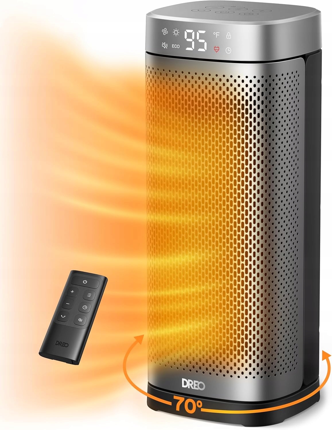 Elektrický Věžový Keramický Ohřívač S Dálkovým Ovládáním A Oscilací