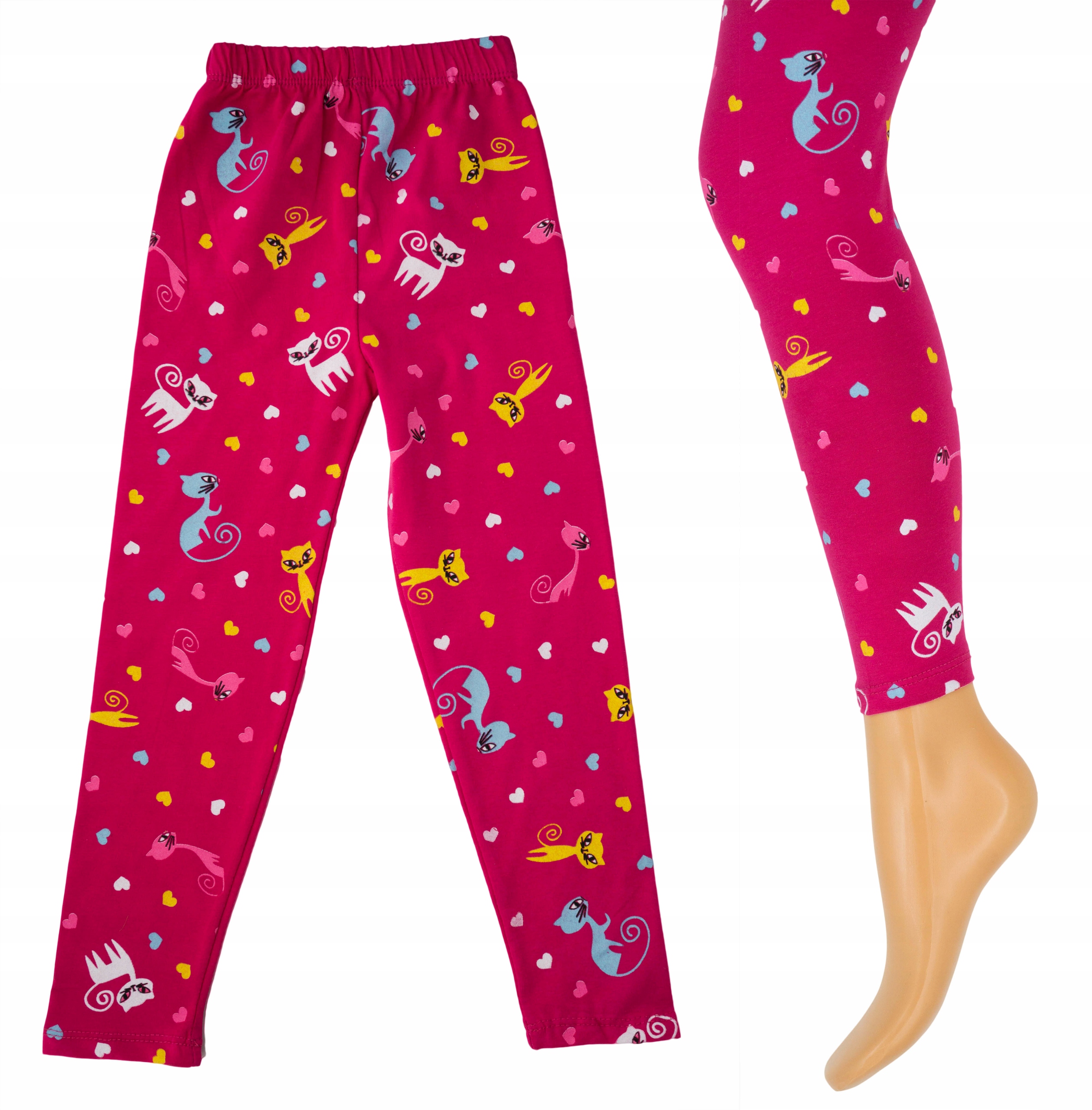 

Z181 Getry legginsy długie kotki 128