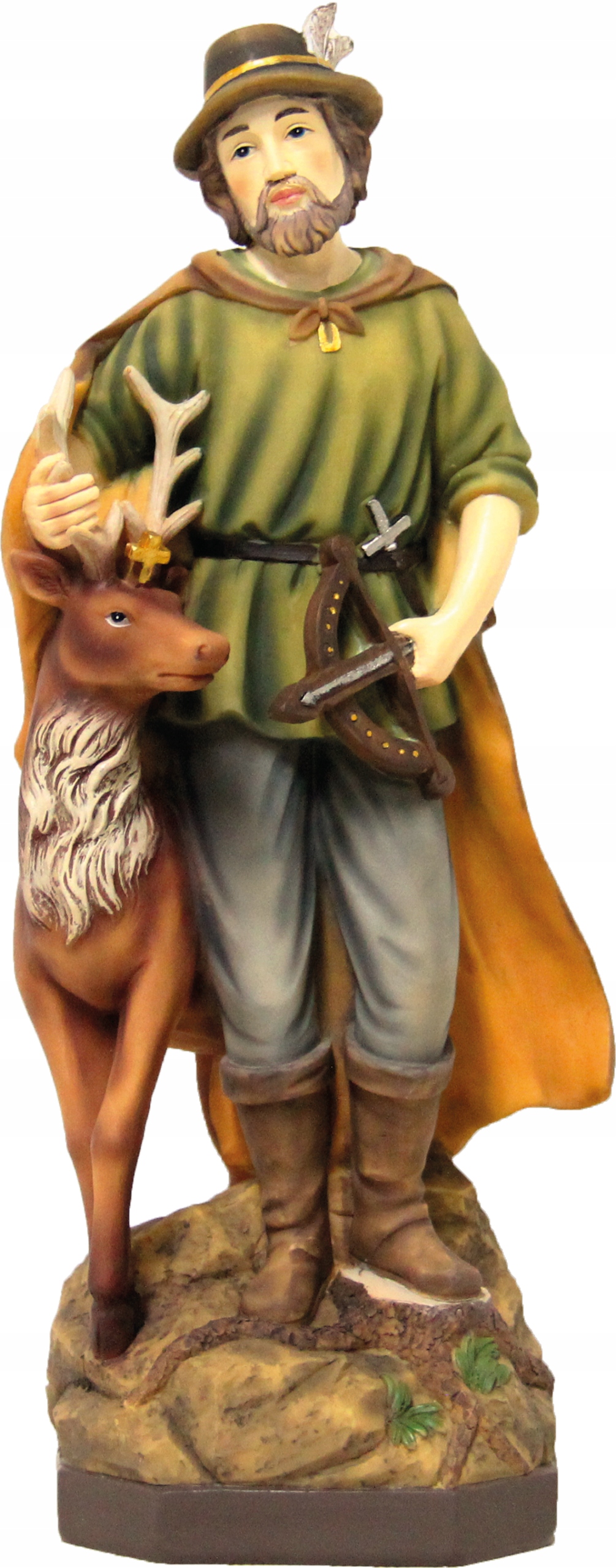 Figúrka Sv. Hubert z Liège Patrón Poľovníkov Lesníkov 30,0 cm vysoká