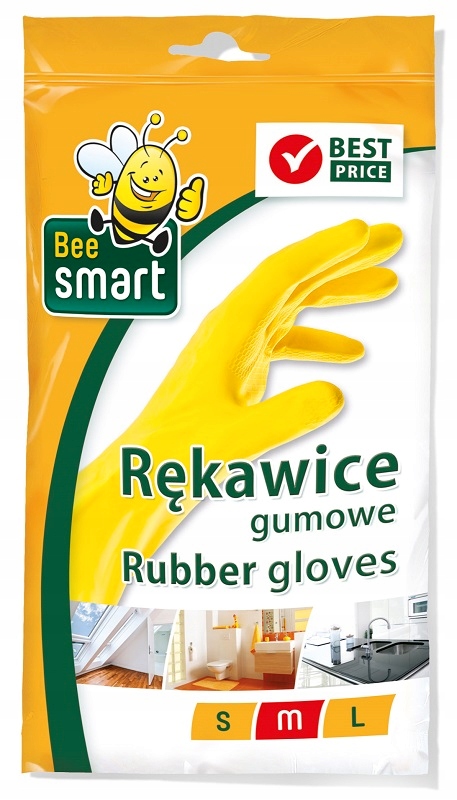 

Paclan Rękawice Gumowe Bee Smart żółte M para