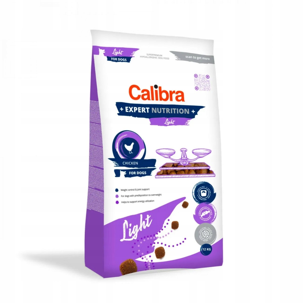 Sucha karma dla psa Calibra Dog Expert Nutrition light 12kg