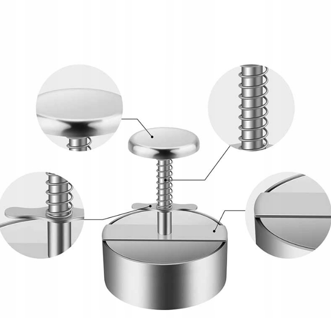 PRASA FORMA DO HAMBURGERÓW BURGERÓW KOTLETÓW 8CM Stan opakowania oryginalne