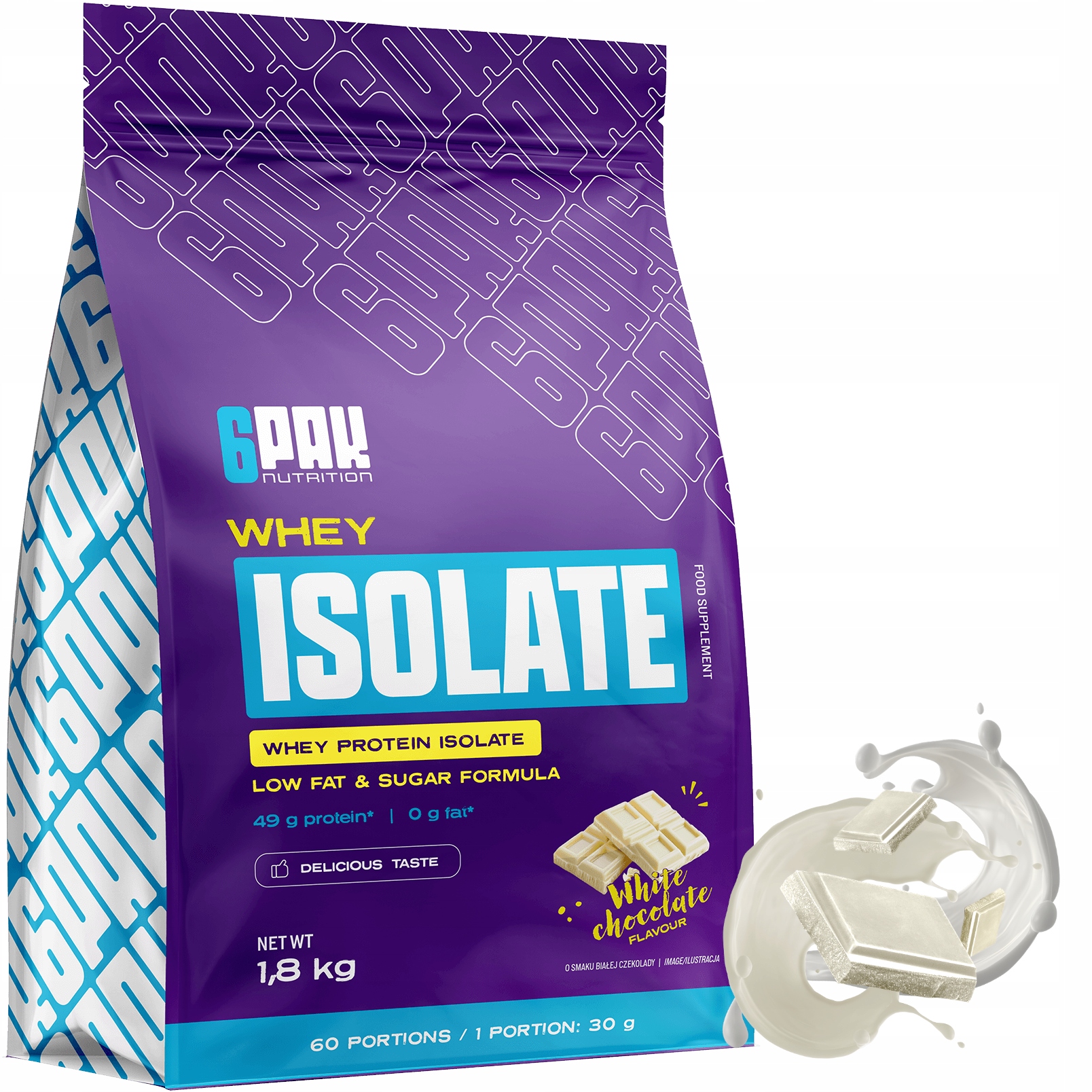 Whey Isolate 1800 g Izolát Syrovátkový Protein lahodné Wpi Bcaa protein