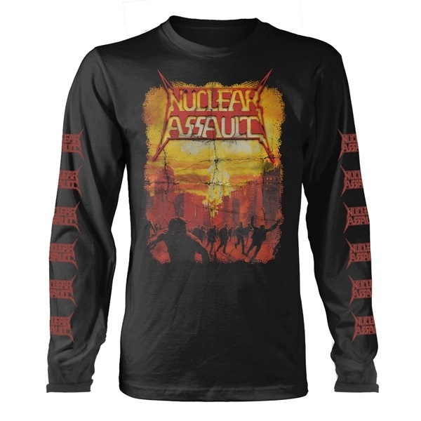 Nuclear Assault Game Over thrash metal Long Sleeve Shirt dlouhý rukáv XL