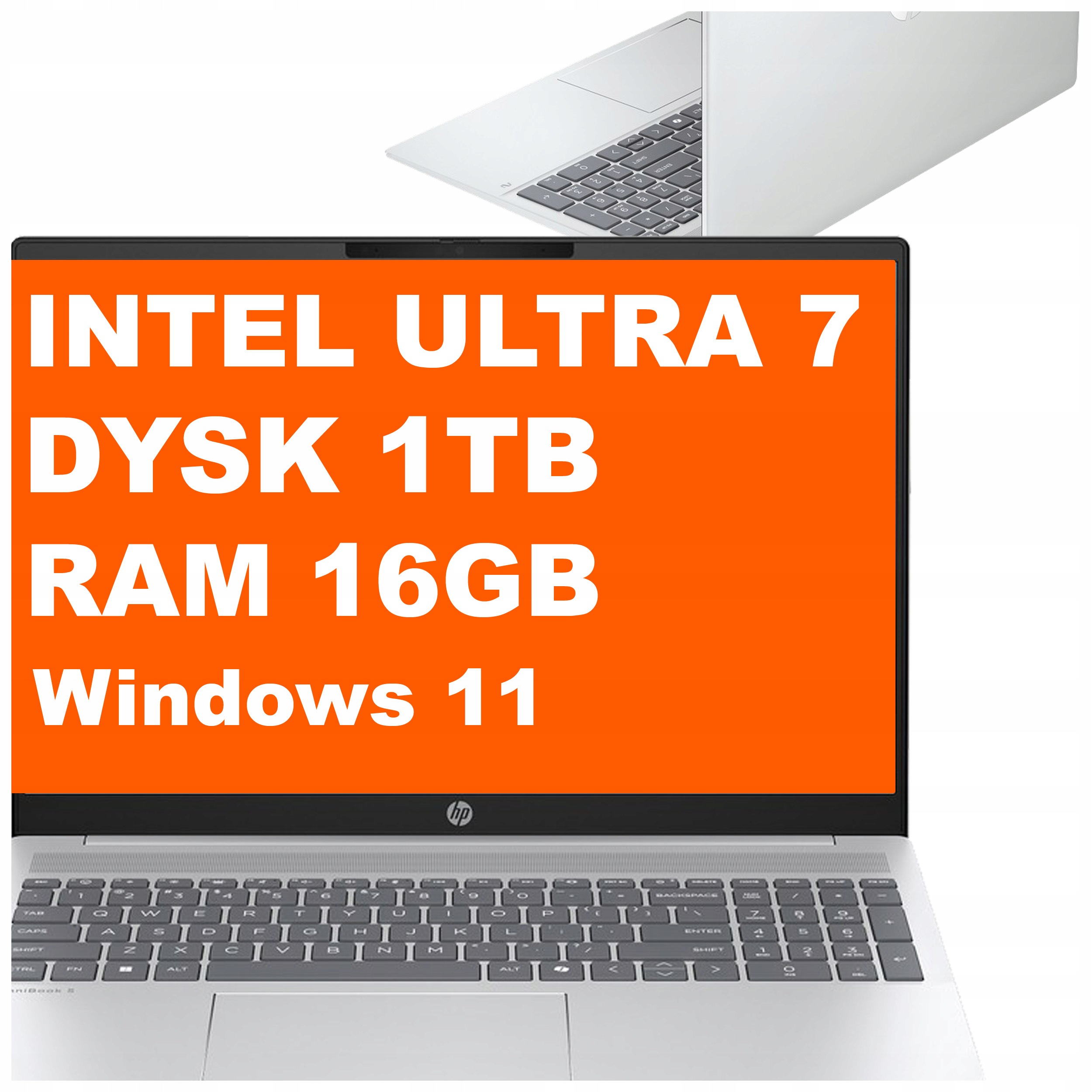Laptop Hp OmniBook 5 16-af Ultra 7 16GB 1TB Intel Graph 16" 2k W11 Srebrny