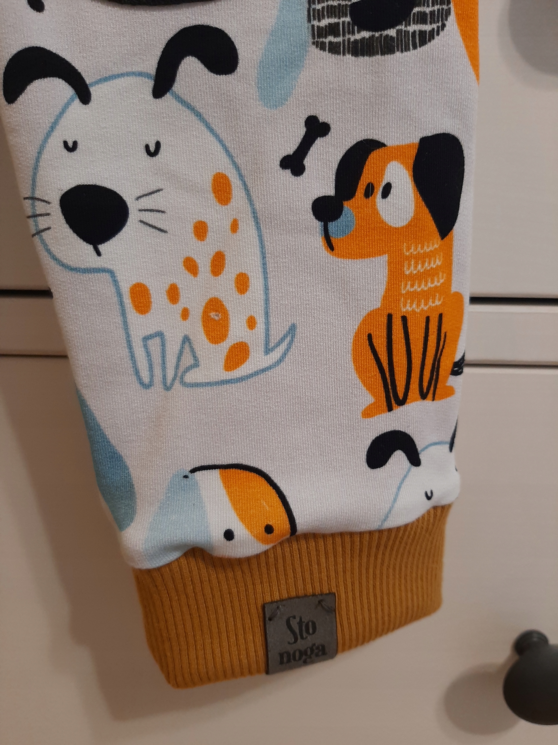 Spodnie do raczkowania dla niemowląt i nie tylko Materiał dominujący bawełna