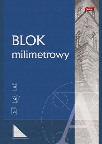 

Blok Milimetrowy A4 20 K 90 G Unipap