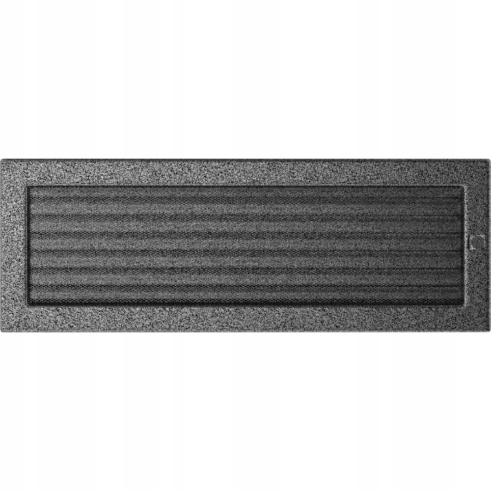 Krbová mřížka 17x49 černo-stříbrná s reliéfem