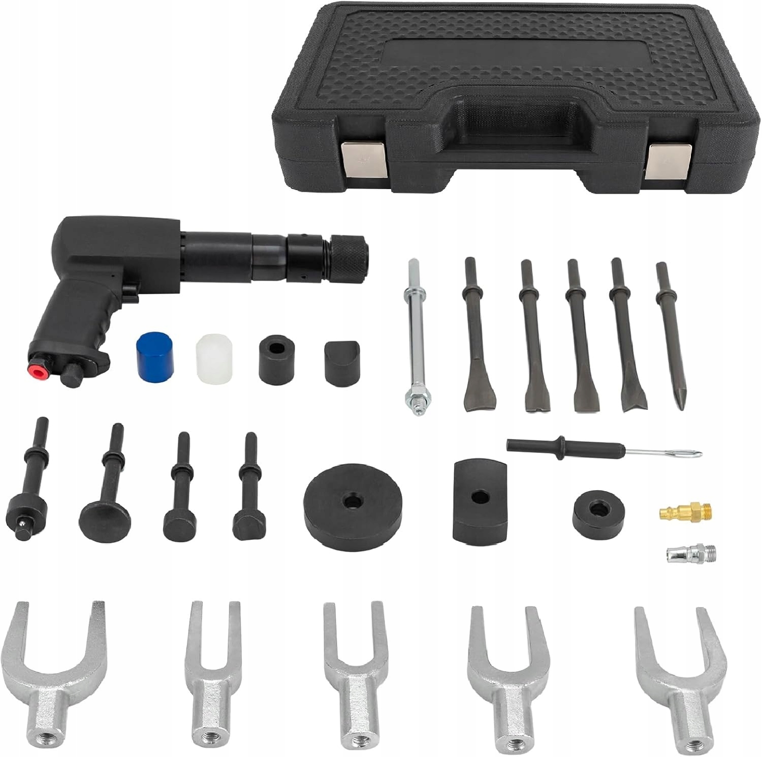 Pneumatické kladivo Úderové Sada 26 Elementov Hroty Dláta pre kĺby