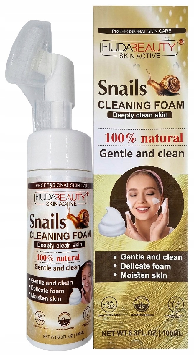 HUDA BEAUTY Pianka do twarzy ŚLIMAK 180ml