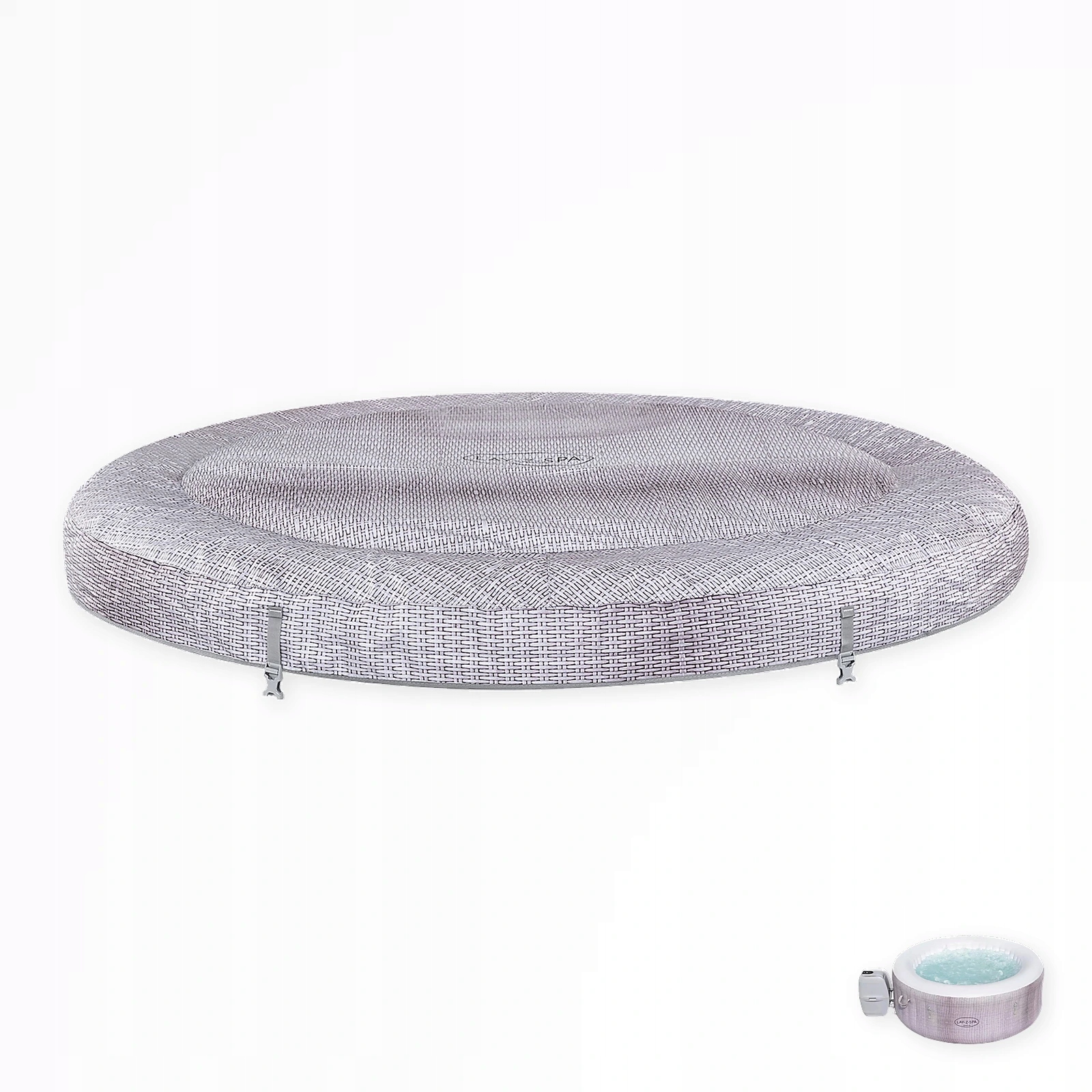 Kryt na spa Cancun 180 cm (biely ratan) pre nafukovacie kúpele Lay-Z-Spa AirJet