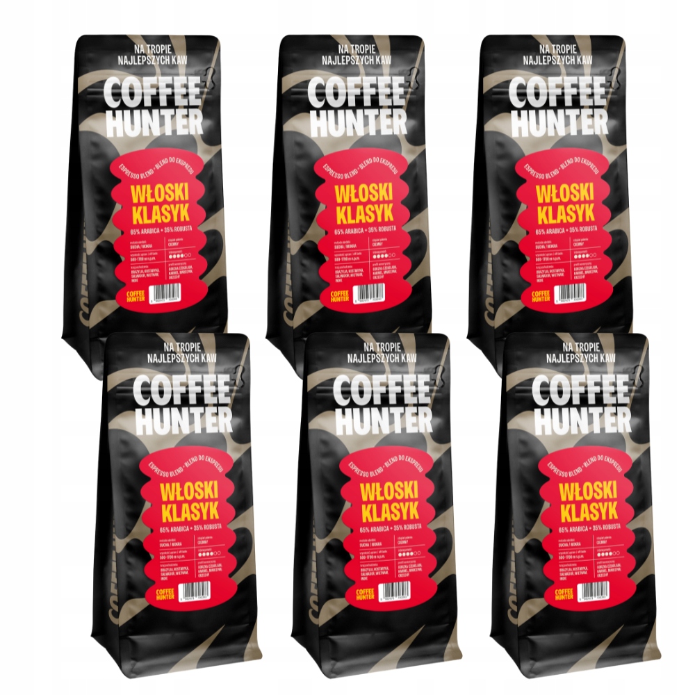 Sada 6 kg Italský klasika Káva Zrnková