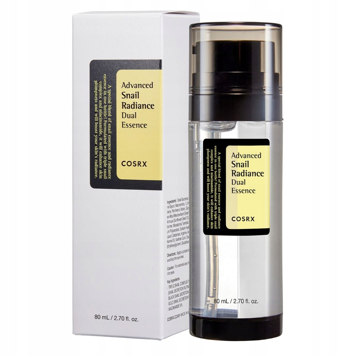 Cosrx Advanced Snail, 80 ml – Hydratační a regenerační pleťová esence