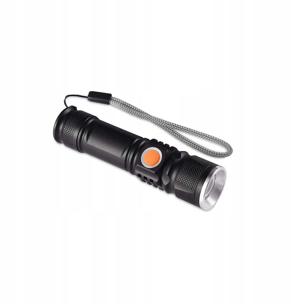 Latarka Led z regulacją Zoom aluminiowa