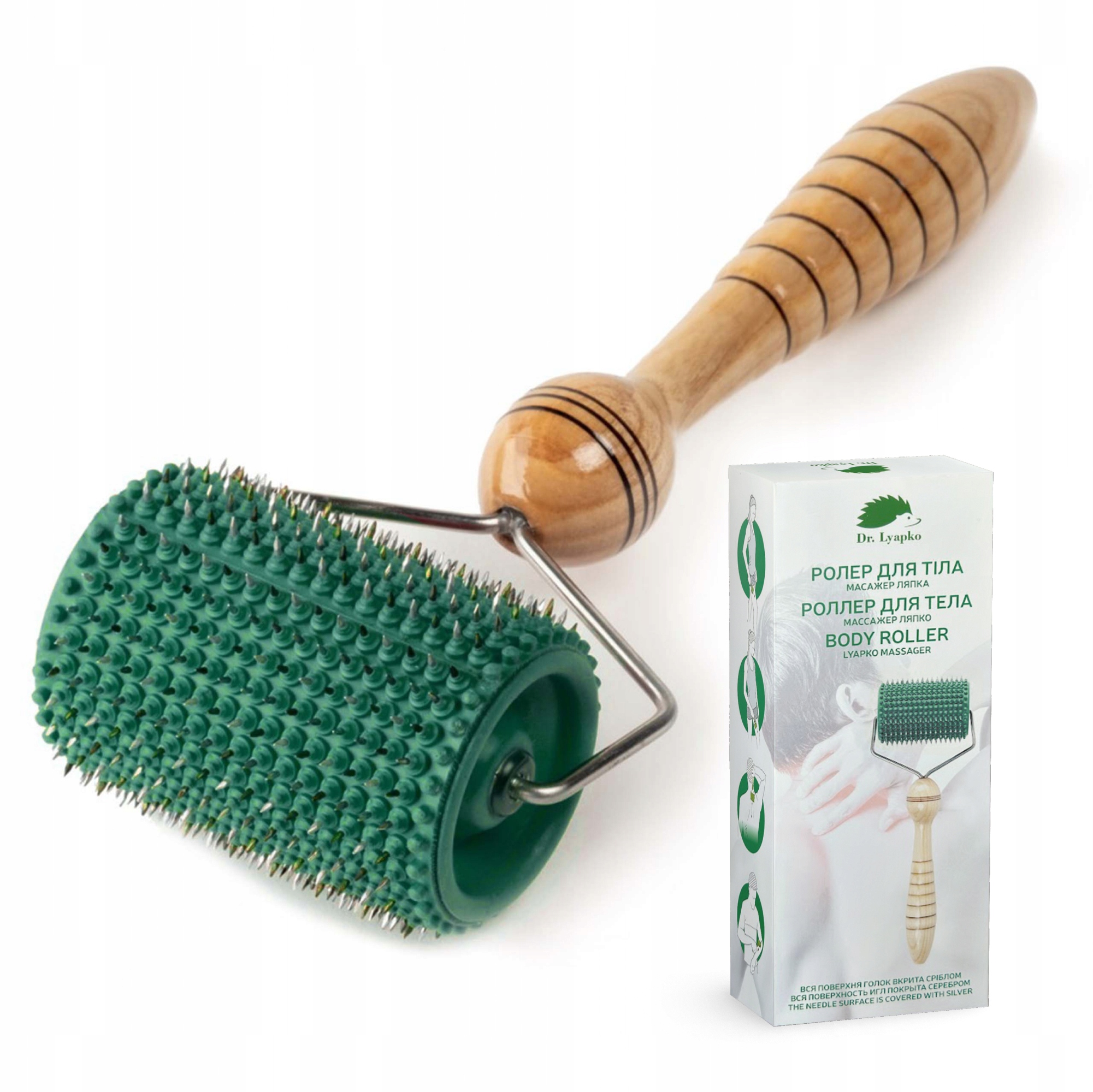 Aplikator Wieloigłowy Wałek Lyapko Masażer Liftingujący Bez Niklu 3,5 MM