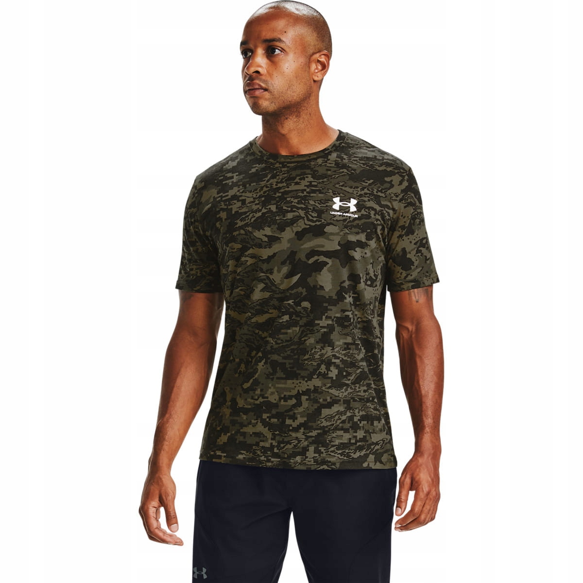 

Koszulka Under Armour tshirt męski moro camo XL