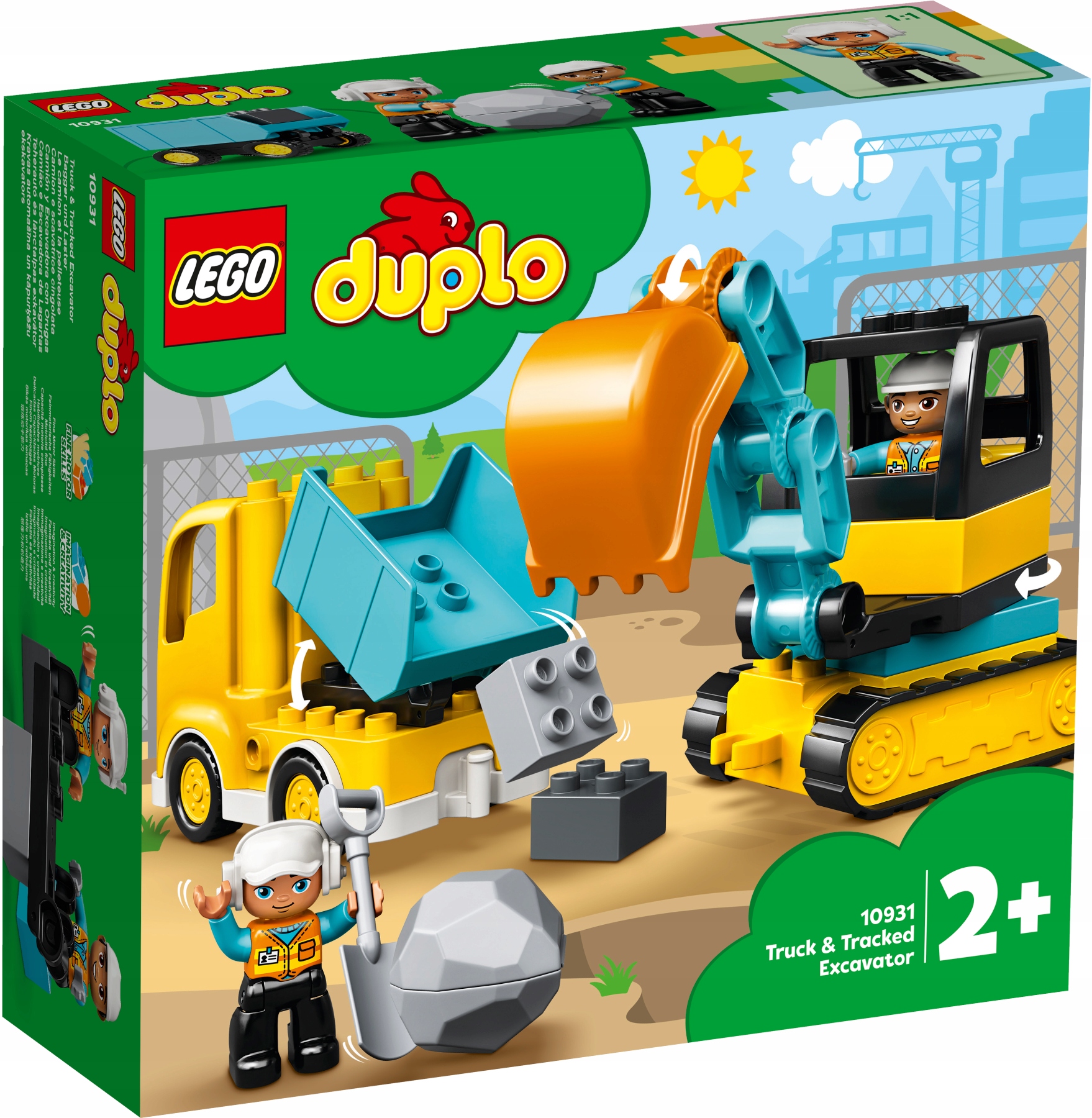 

Lego Duplo Ciężarówka i koparka gąsienicowa 10931