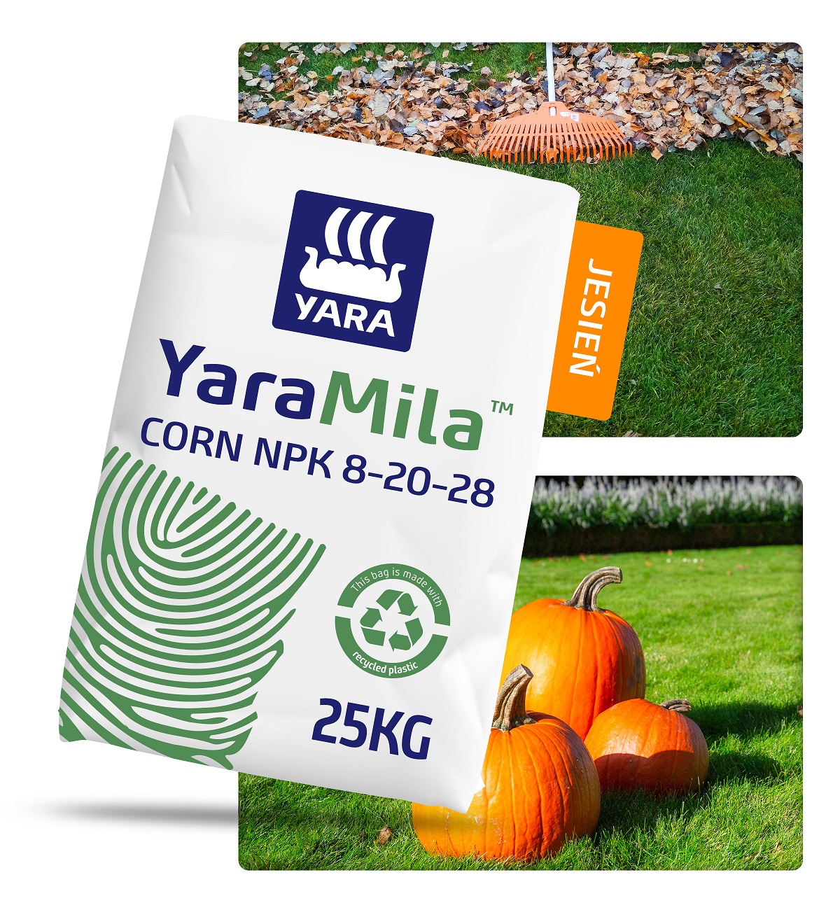 Yara Mila corn Npk 8-20-28 hnojivo na trávu tuje nízky dusík Nepripaľuje