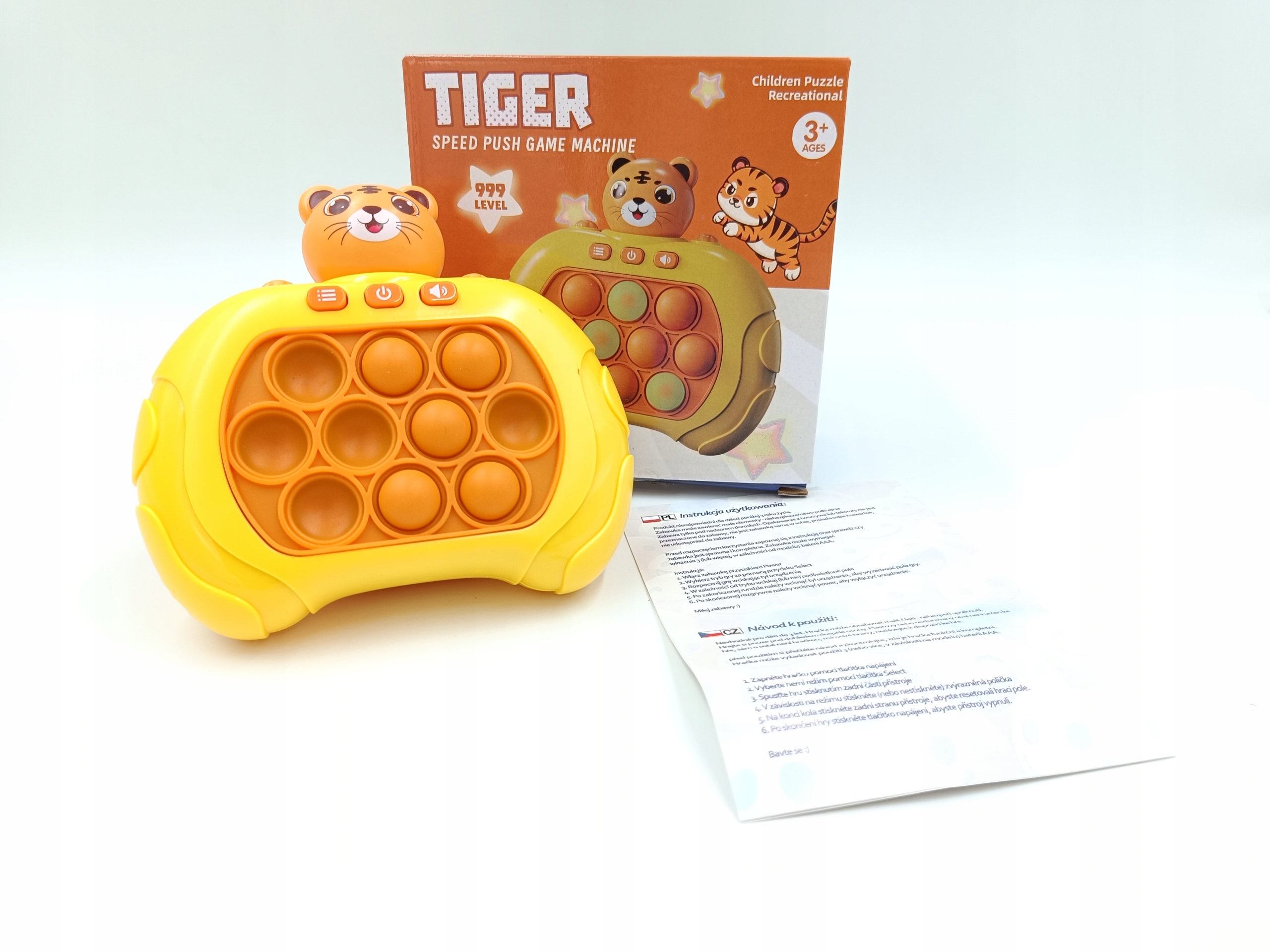 GRA ZRĘCZNOŚCIOWA POP IT POPIT ANTYSTRESOWA ZABAWKA SENSORYCZNA ELEKTRYCZNA Marka DexXer