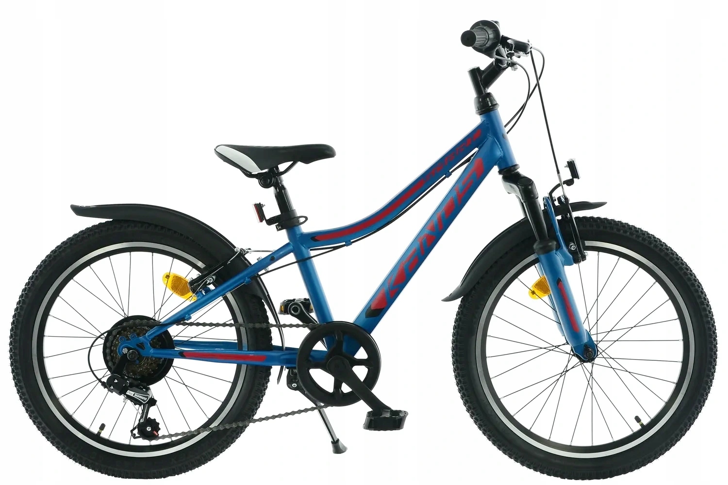 Rower dziecięcy 20 Kands Smart Am 2025 niebiesko-czerwony
