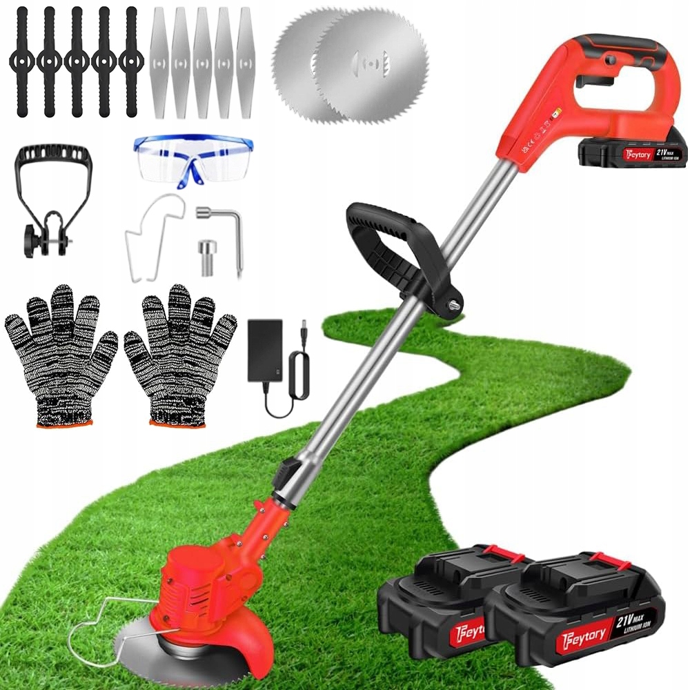 Aku Vyžínač Křovinořez Elektrický vyžínač Trávy 21v 800w Bedee