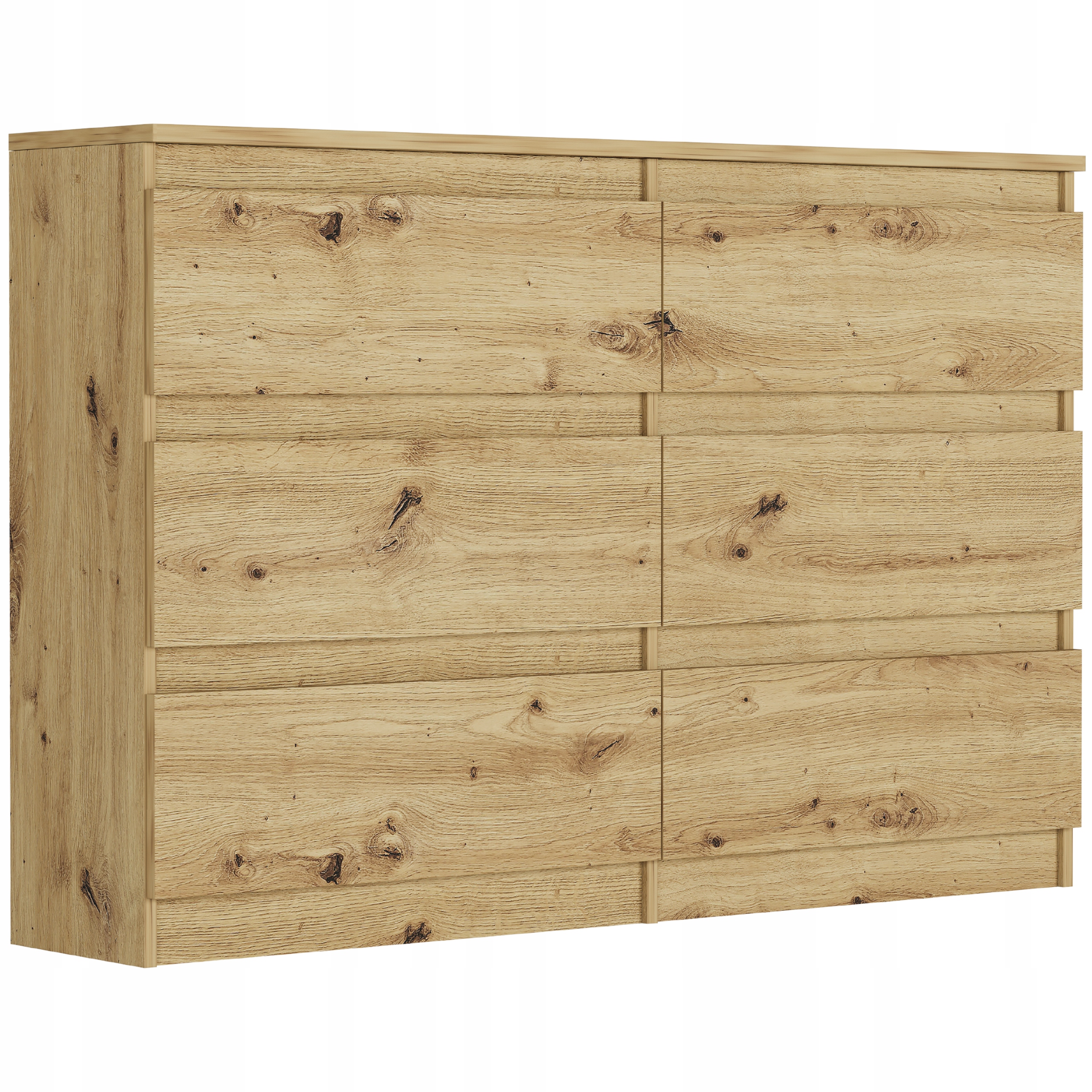 KOMODA 120CM SZAFKA 6 SZUFLAD R-120 ARTISAN