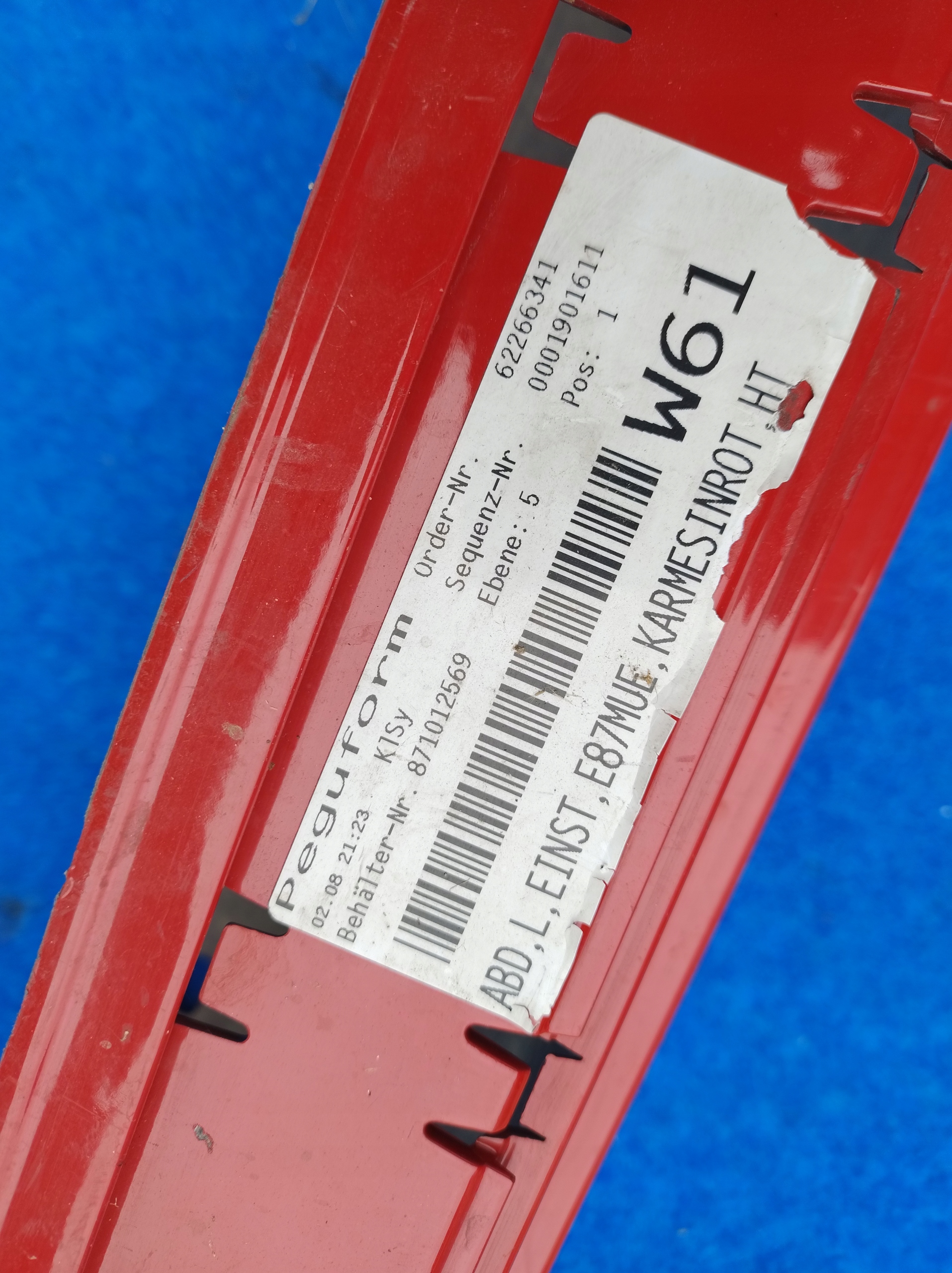 BMW E87 left moulding threshold threshold 51777184353 C531