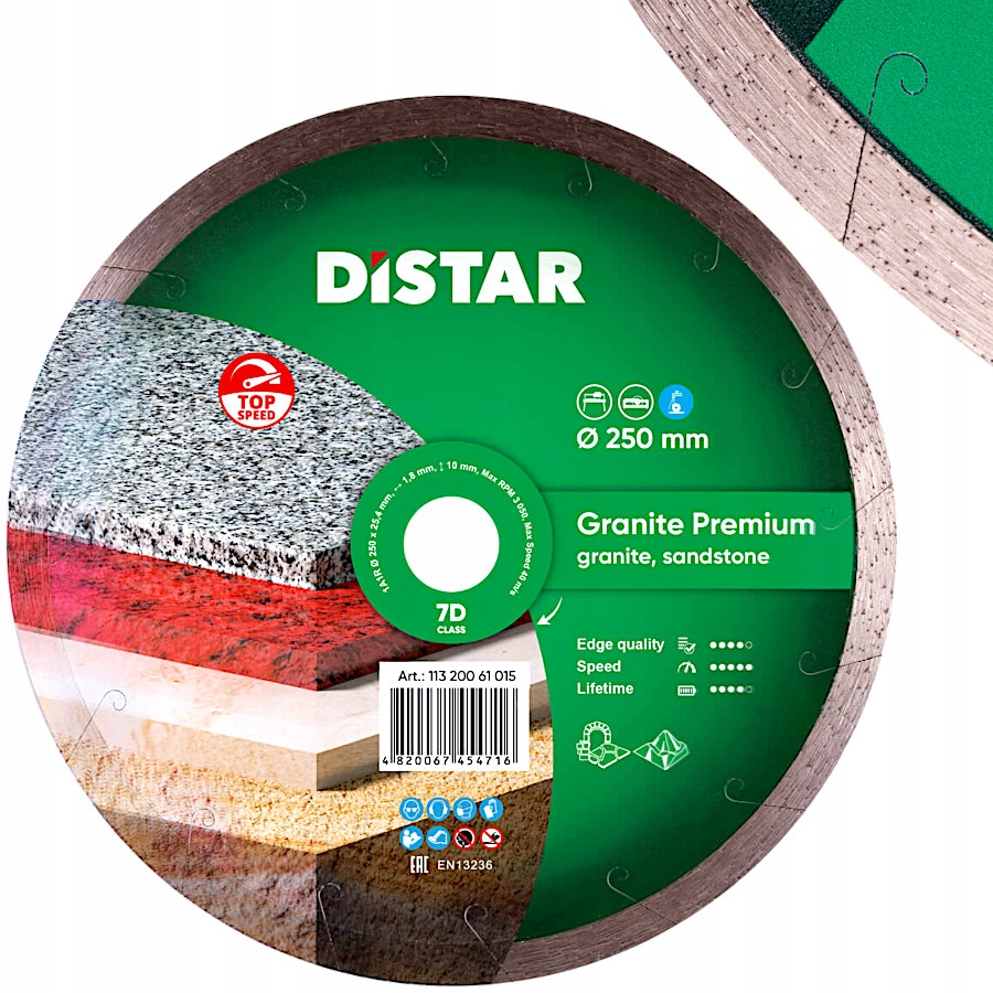 

Distar Tarcza diamentowa 250x25,4mm granit marmur