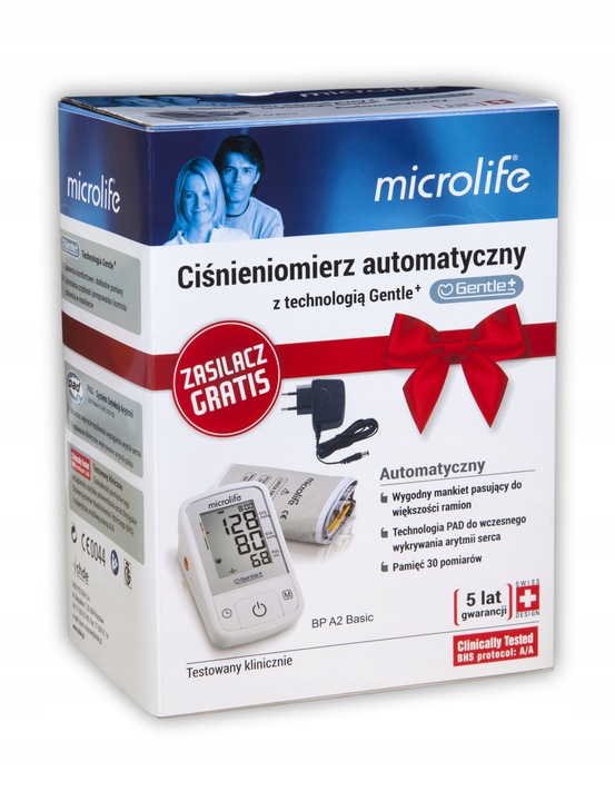 

Microlife Ciśnieniomierz Naramienny BPA2 + Gratis!