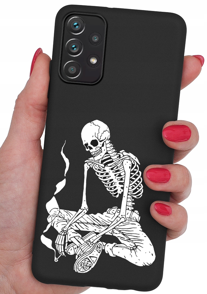 ETUI CASE WZORY + SZKŁO do Samsung Galaxy A52 5G Kolekcja MATT SOFT