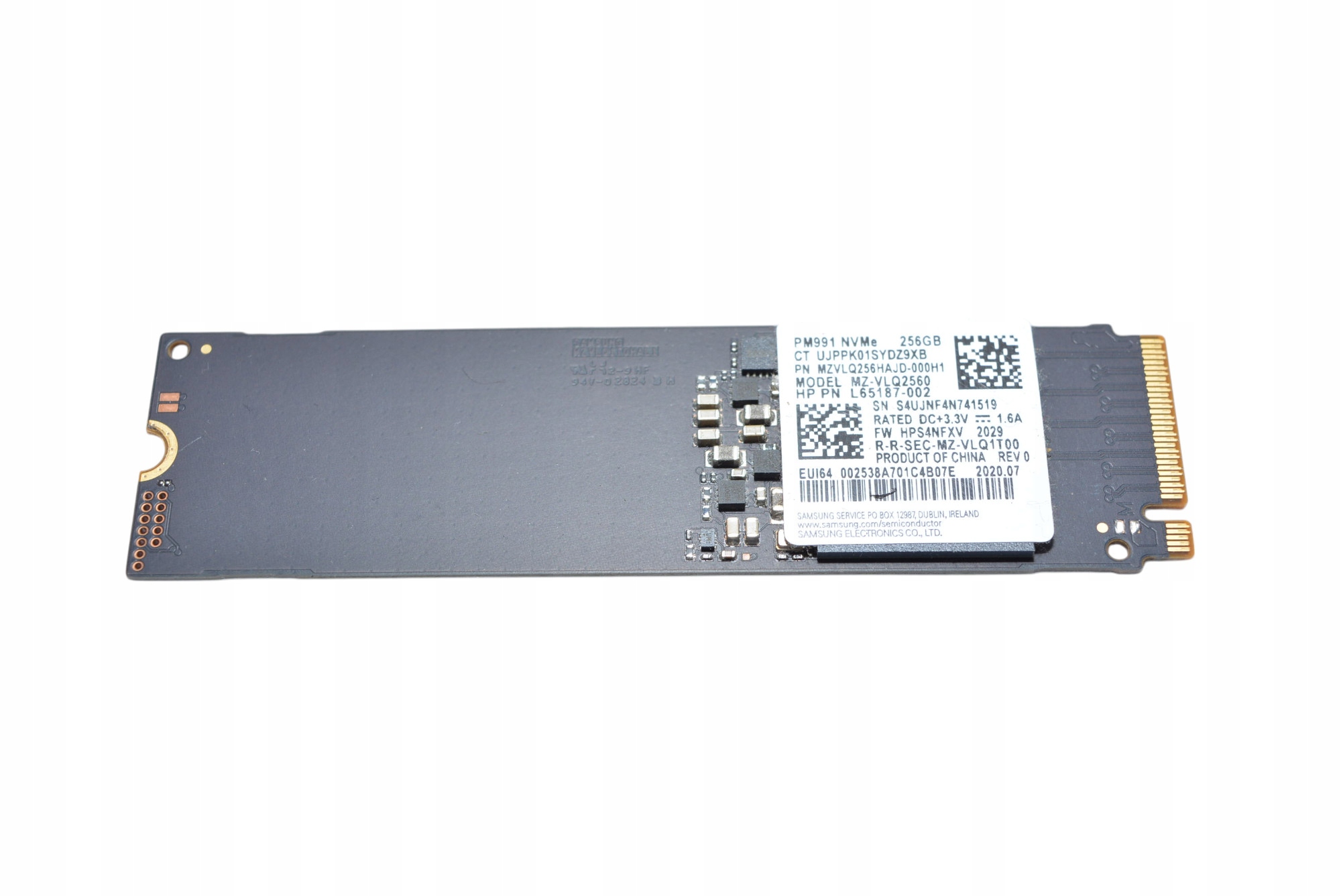 DYSK SSD SAMSUNG PM991 256GB PCI-E 2280 NVMe • Cena, Opinie