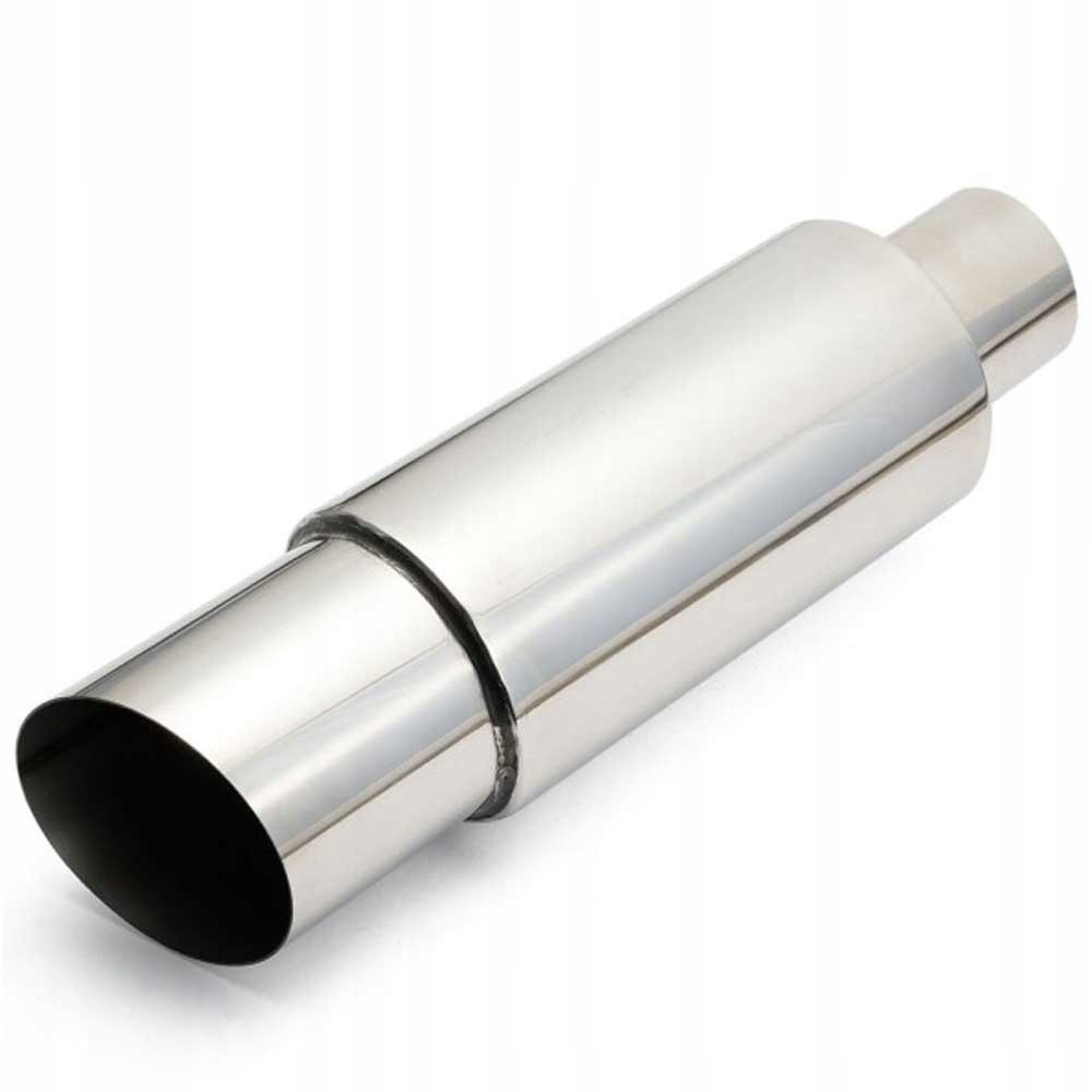 TŁUMIK KOŃCOWY SPORTOWY BASOWY PRZELOT 2,5' 63mm