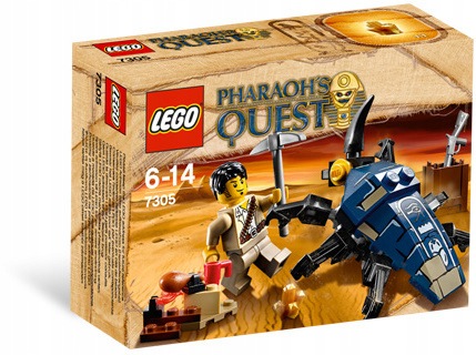 Lego Pharaoh's Quest 7305 Atak skarabeusza Nowe